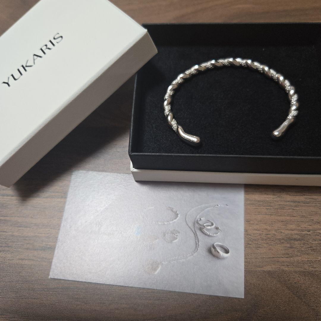YUKARIS バングル　小さな幸せ　シルバー925