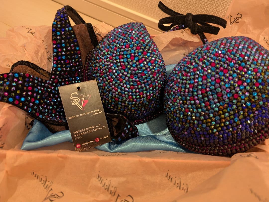 ＳＶBIKINI スワロフスキービーズ　オーダーメイドビキニ