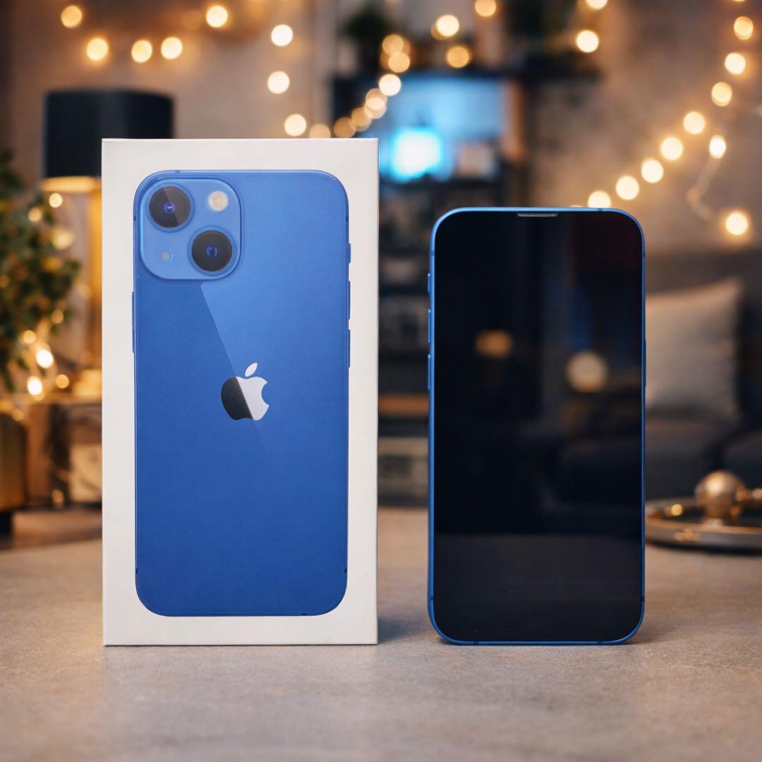 【美品】Apple iPhone13 mini 512GB ブルー SIMフリー