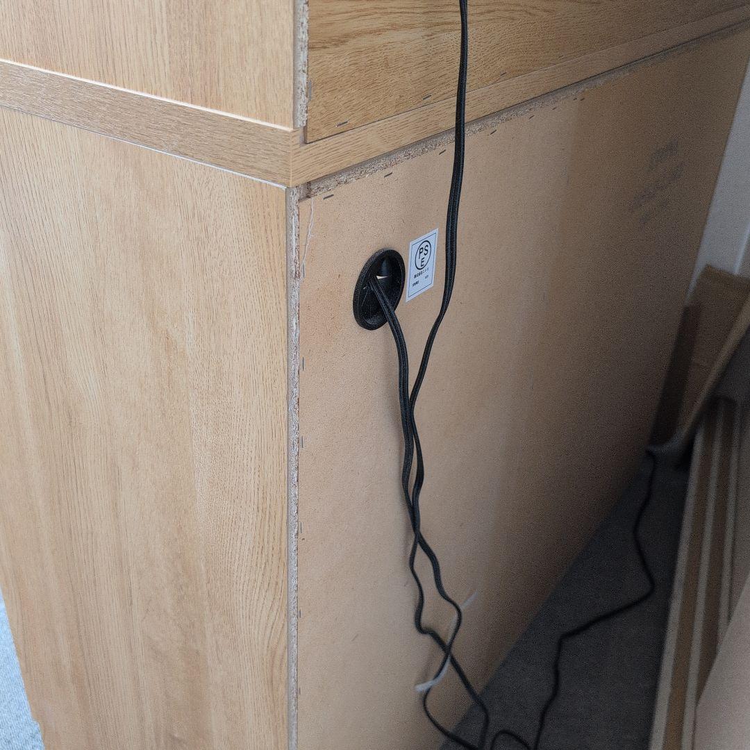 ニトリ　キッチンボード　エトナ105KB　ライトブラウン　食器棚　説明書付き