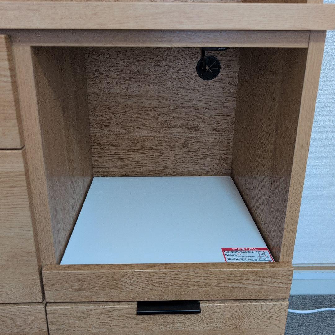ニトリ　キッチンボード　エトナ105KB　ライトブラウン　食器棚　説明書付き