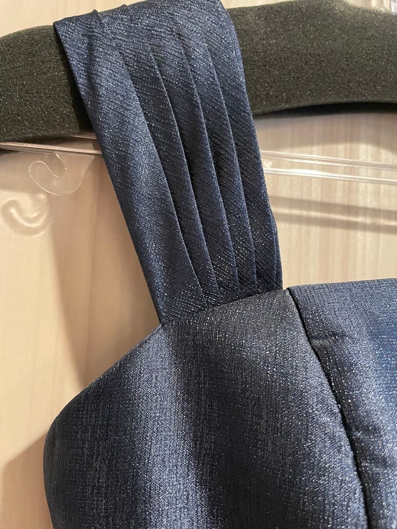 TWEED DREES ダークネイビー ロングドレスAライン 140cm 演奏会