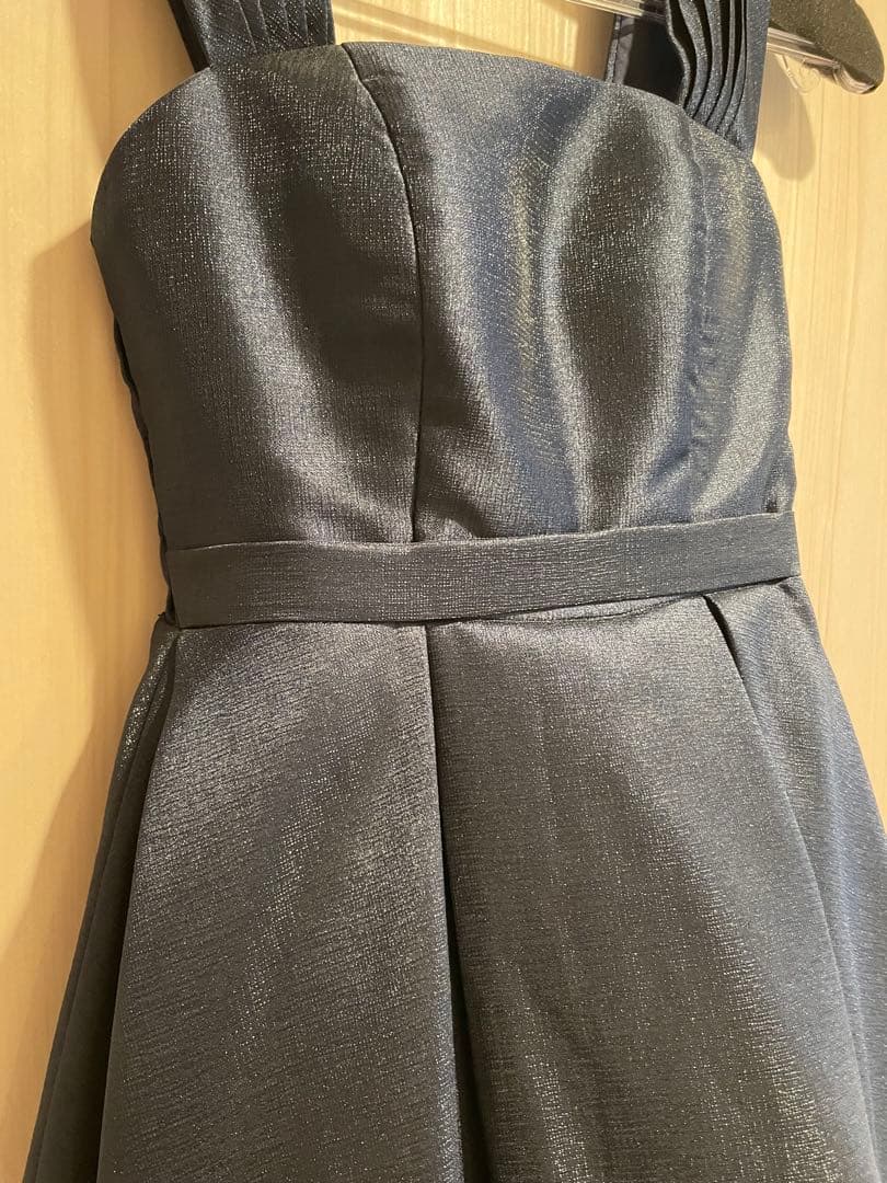 TWEED DREES ダークネイビー ロングドレスAライン 140cm 演奏会