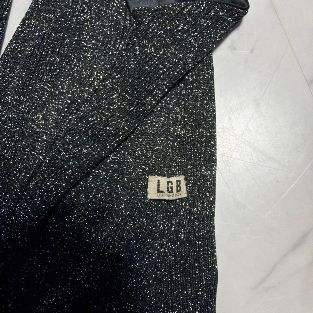 LGB ルグランブルー ラメ タイ風 ストール