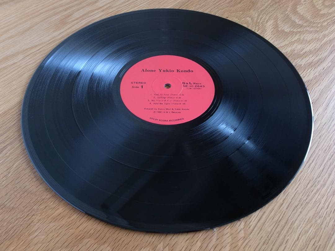 近藤由紀夫 ＆ ちょんわかん / ALONE LP ニューウェーブ