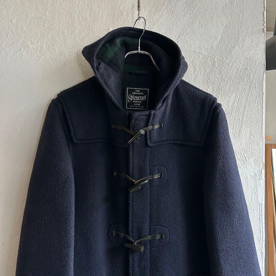 イングランド製 gloverall ブラックウォッチ モリスダッフルコート
