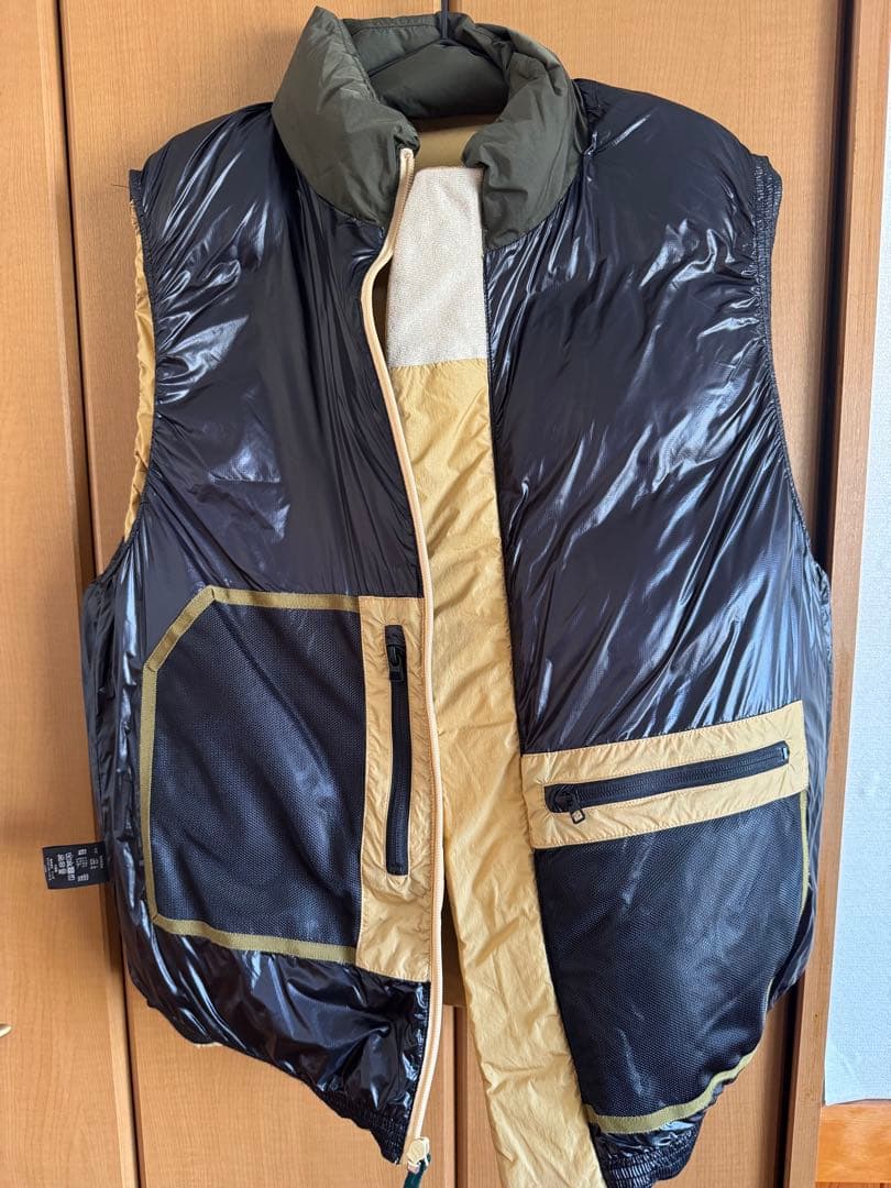 NANGA ナンガ マゼノリッジ ベスト ベージュ　L