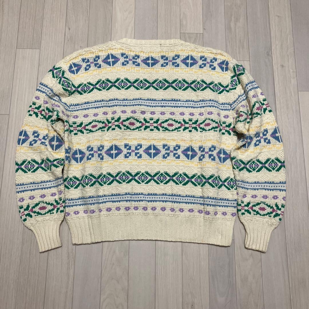 90s Polo by Ralph Lauren ハンドニット 総柄