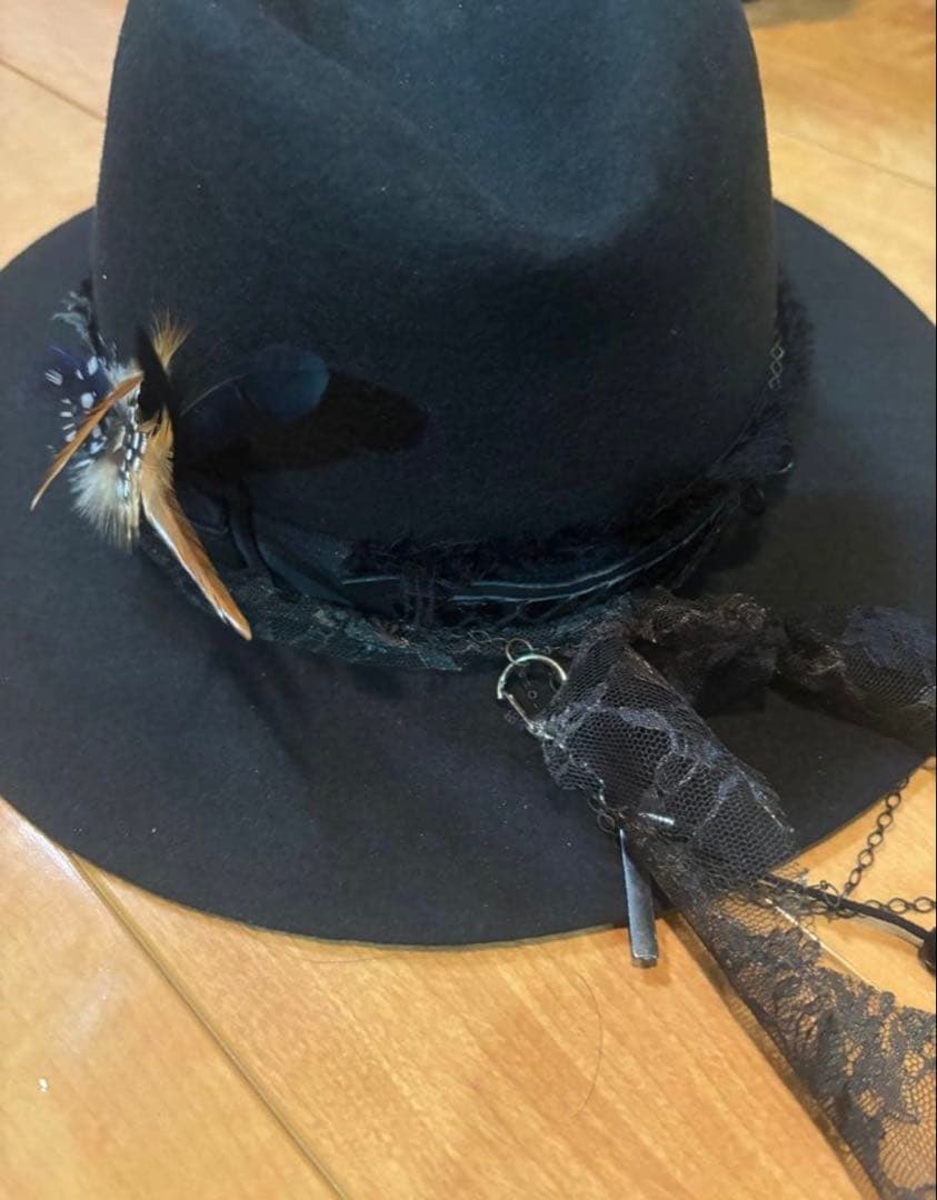 hyde着Roenスネークレザーベルトハット　ラルク　if ラルク