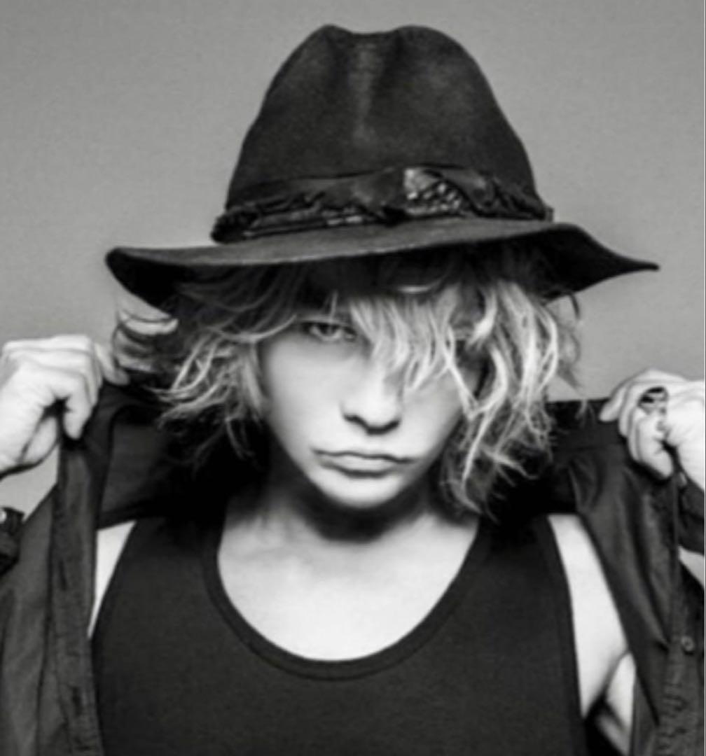 hyde着Roenスネークレザーベルトハット　ラルク　if ラルク