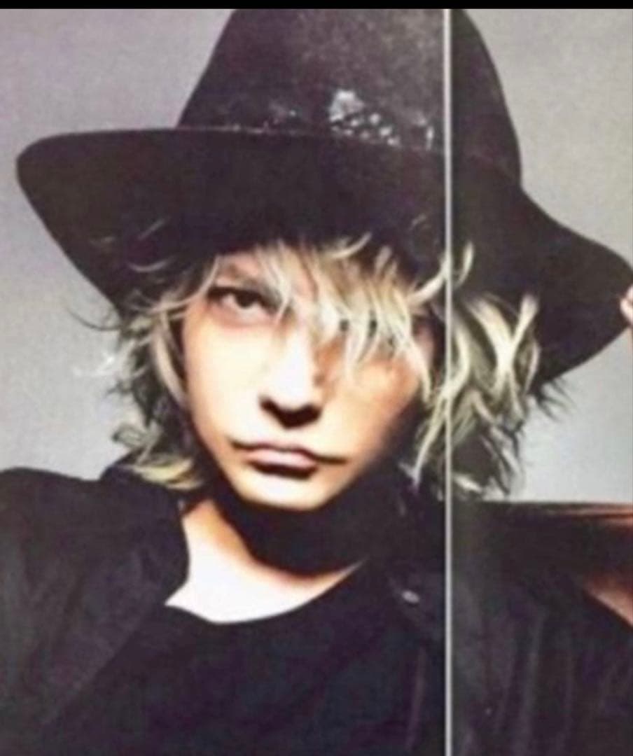 hyde着Roenスネークレザーベルトハット　ラルク　if ラルク