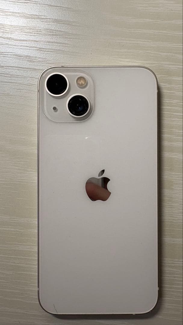 Apple iPhone 13 ホワイト 本体 カメラ破損