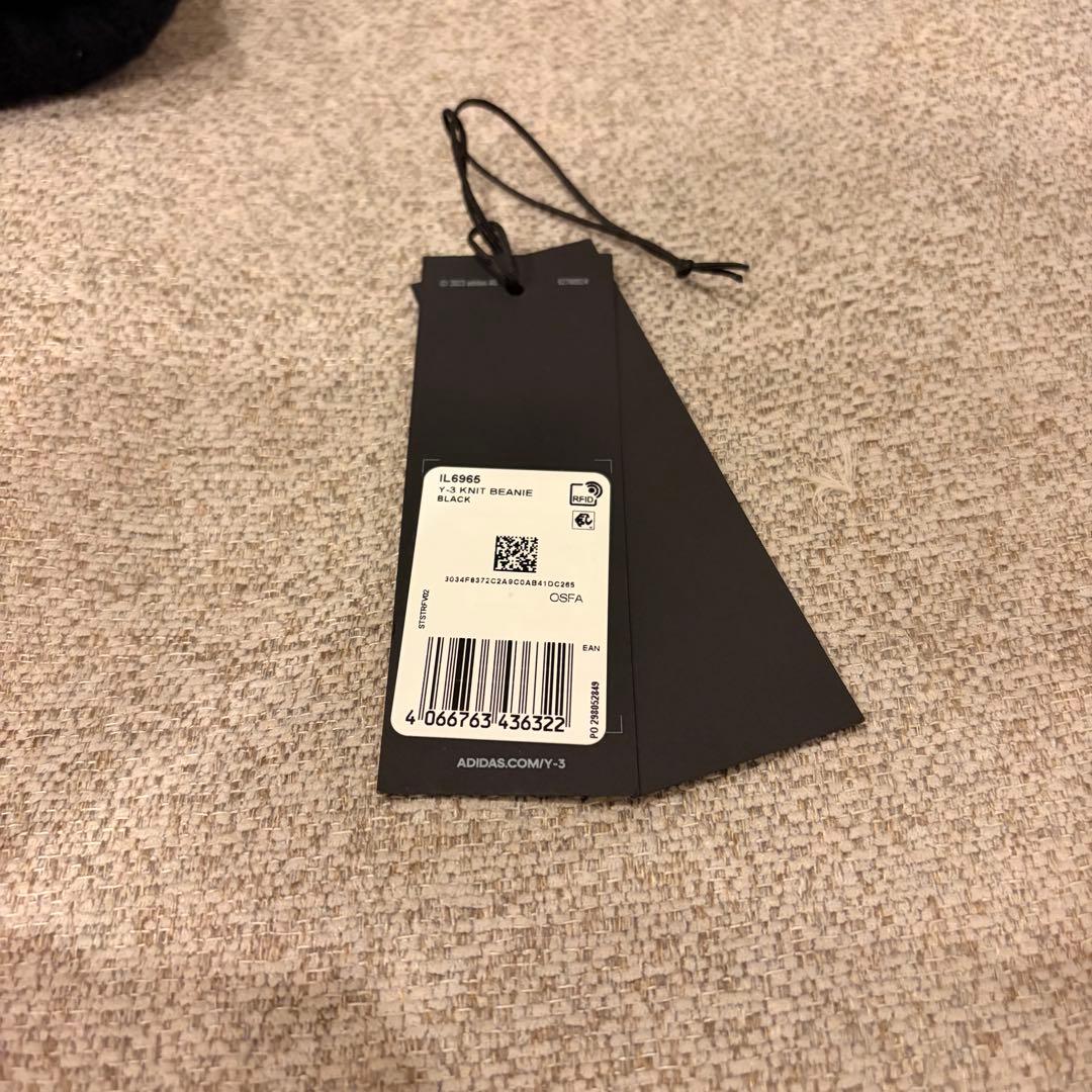 【美品・タグ付き】Y-3 ブラック ニット帽