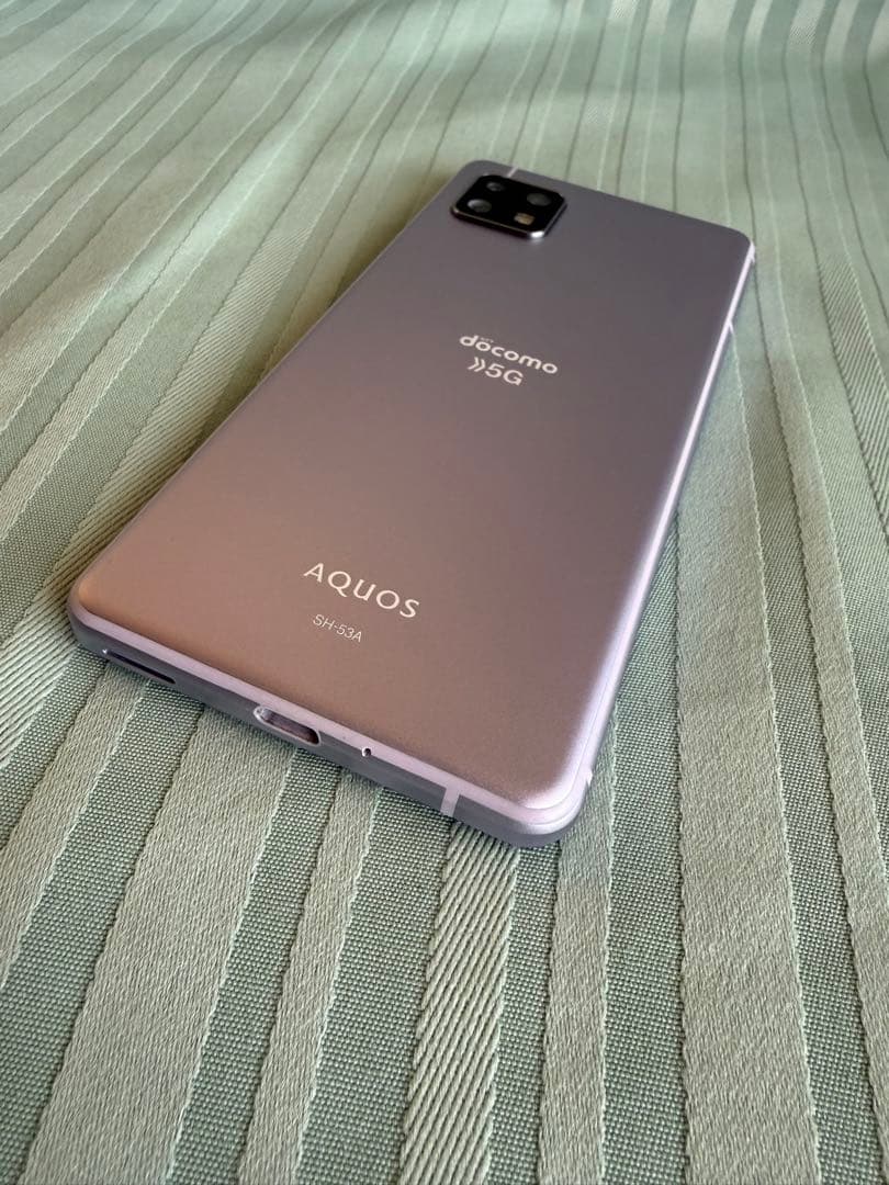 AQUOS sense5G SH-53A ドコモ ライラック 美品