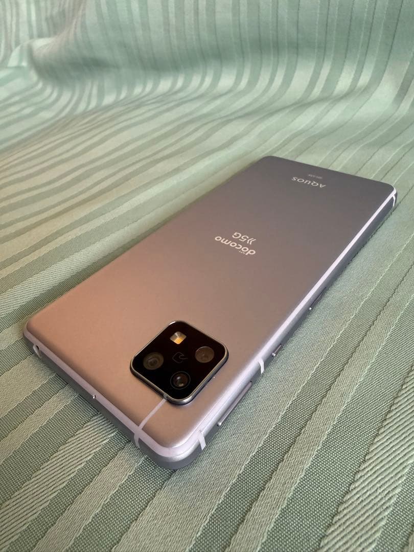 AQUOS sense5G SH-53A ドコモ ライラック 美品