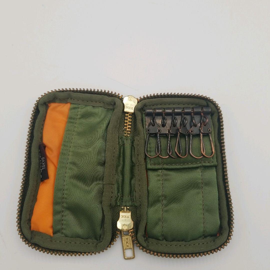 【美品】PORTER　ポーター　キーケース　セージグリーン　タンカー　希少