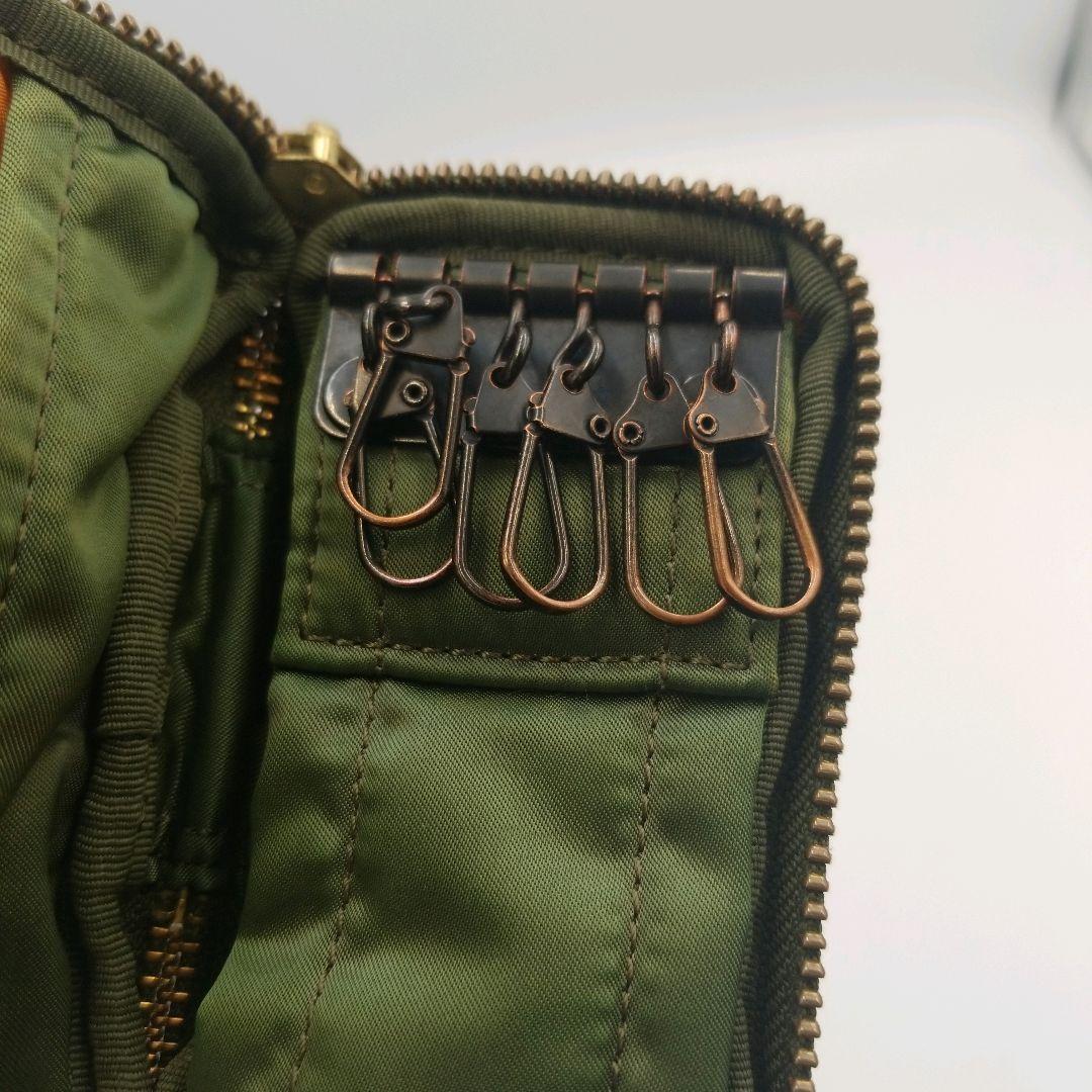 【美品】PORTER　ポーター　キーケース　セージグリーン　タンカー　希少