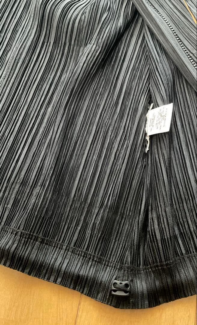 プリーツプリーズ PLEATS PLEASE フード付きパーカー カーディガン