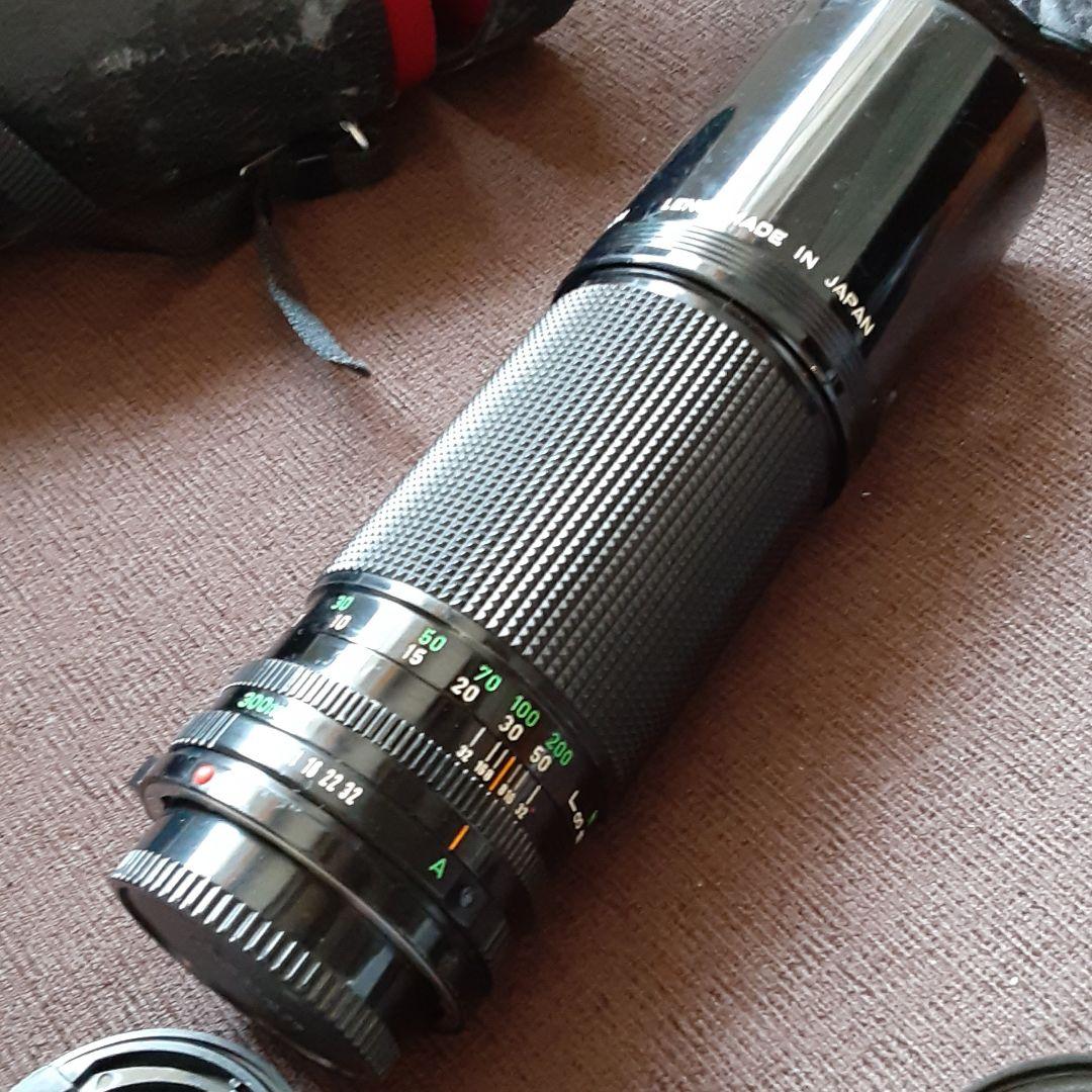 キャノンAE-1 &　300ミリ望遠レンズ