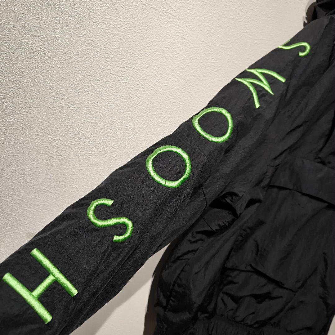 NIKE ウーヴン アノラックパーカー ハーフジップ Swoosh 刺繍ロゴ