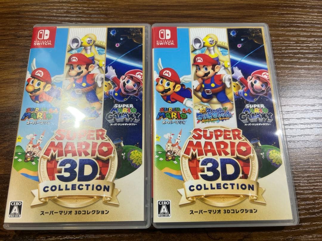 2個まとめて　switch スーパーマリオ3Dコレクション