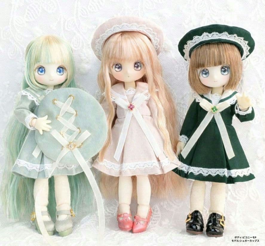 【ピコニーモP専用】レースセーラーワンピース グリーン 888