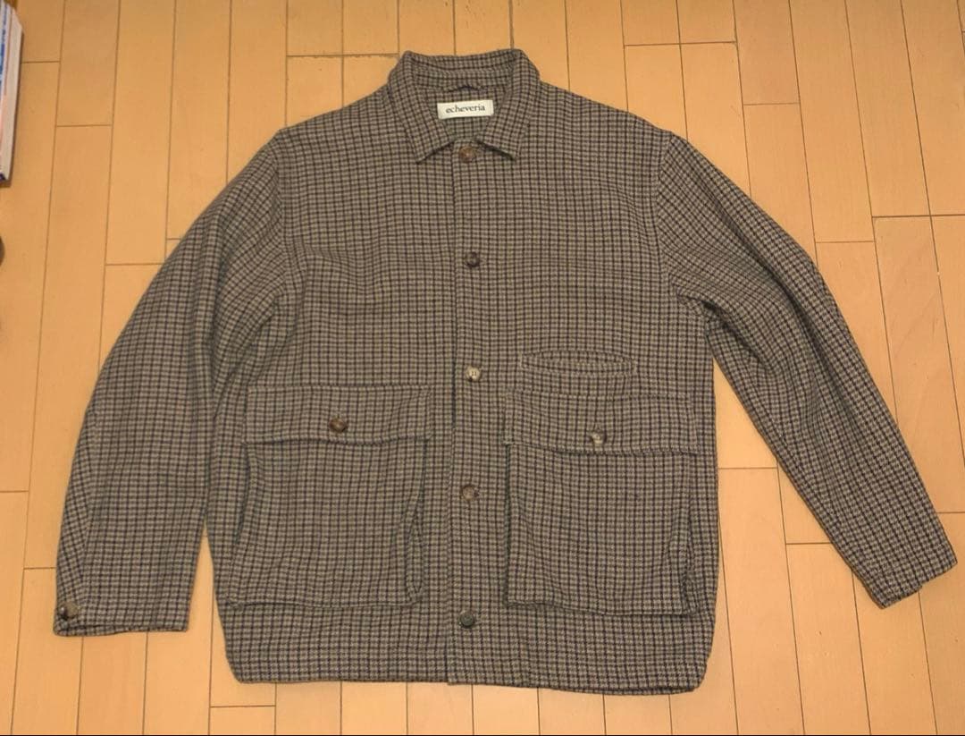 ジャケット・アウター echeveria alpaca wool trip jkt beige