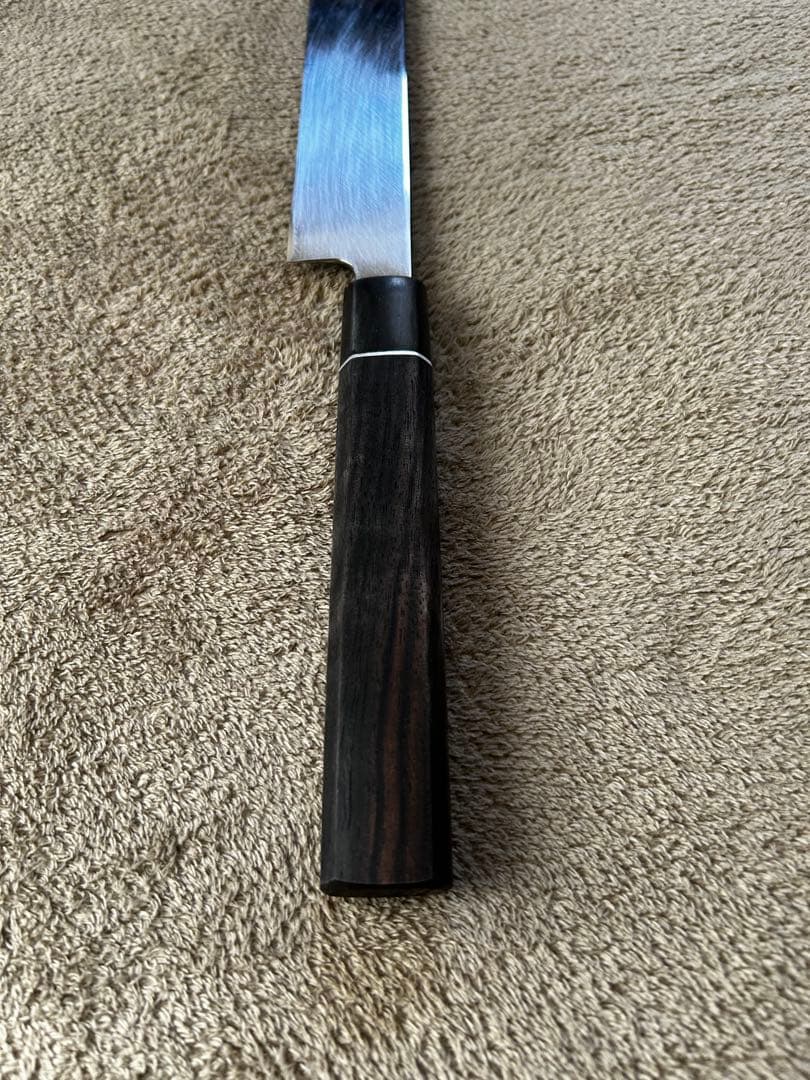 柳刃包丁 36cm 片刃 白二鋼 黒檀柄