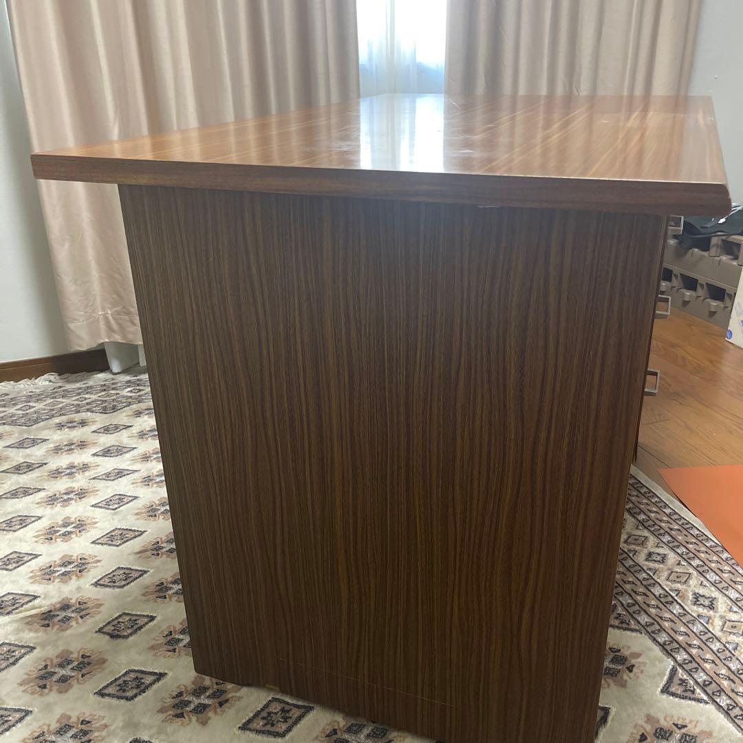 【アンティーク】 木製 デスク 机