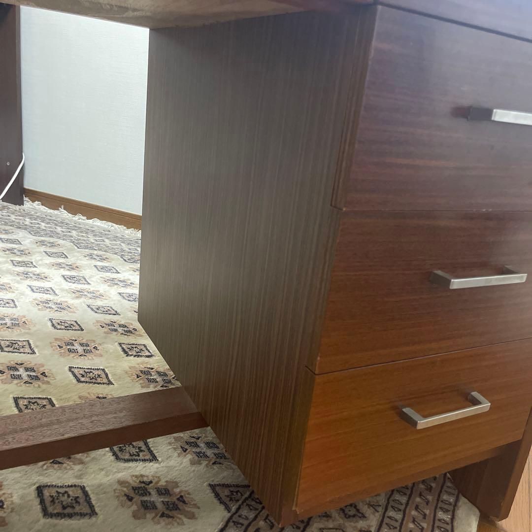 【アンティーク】 木製 デスク 机