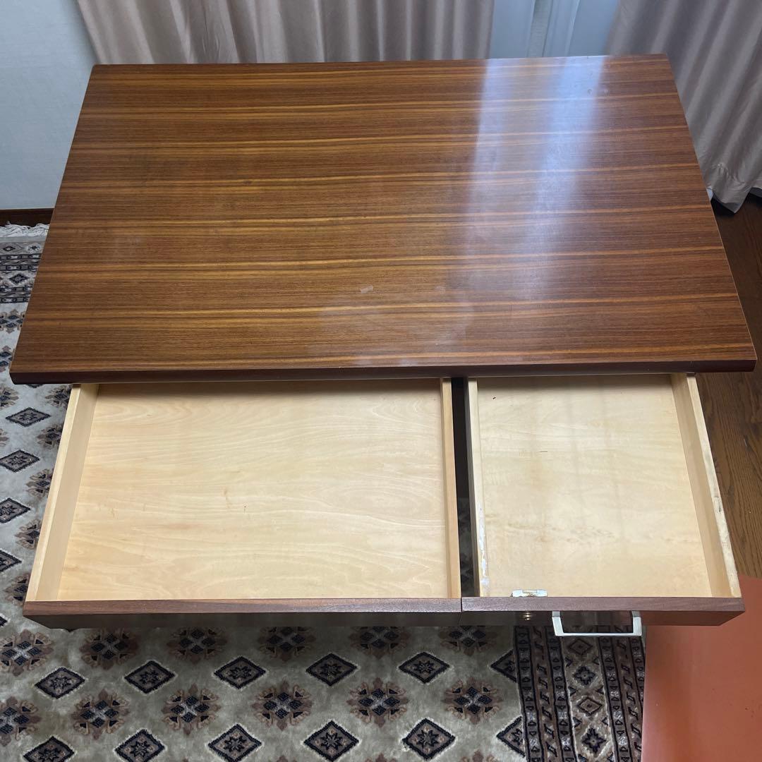 【アンティーク】 木製 デスク 机