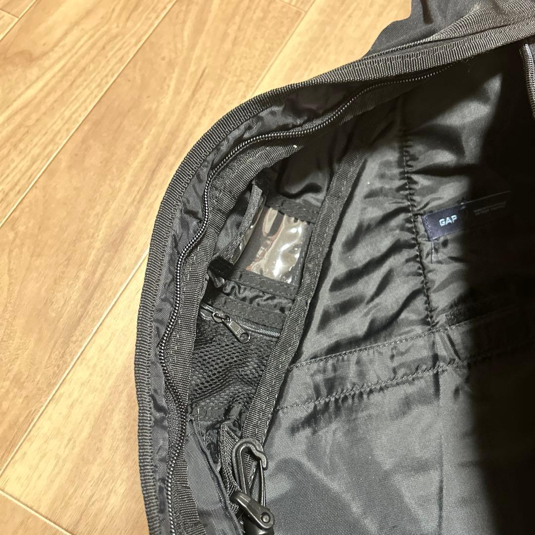 90s old GAP ワンショルダーバッグ　黒　ブラック　古着　y2k