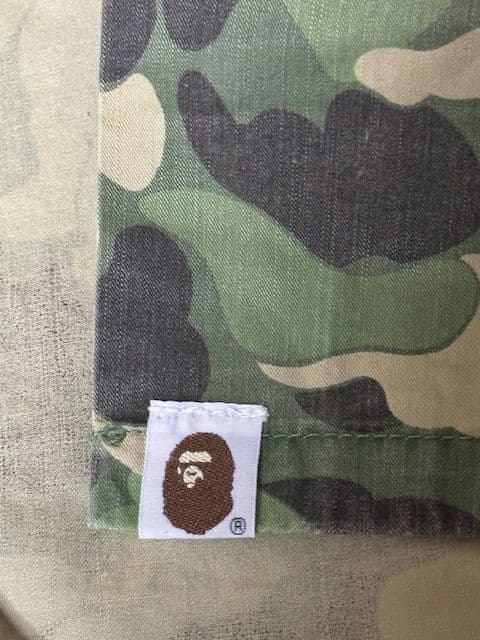 A BATHING APEミリタリージャケット緑カモ