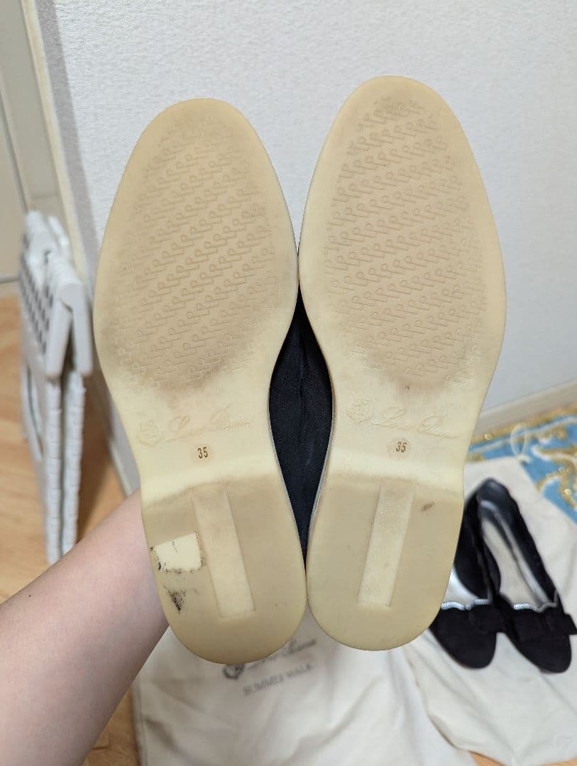 ゆ*」様 Loro Piana SUMMER WALK 濃紺モカシン