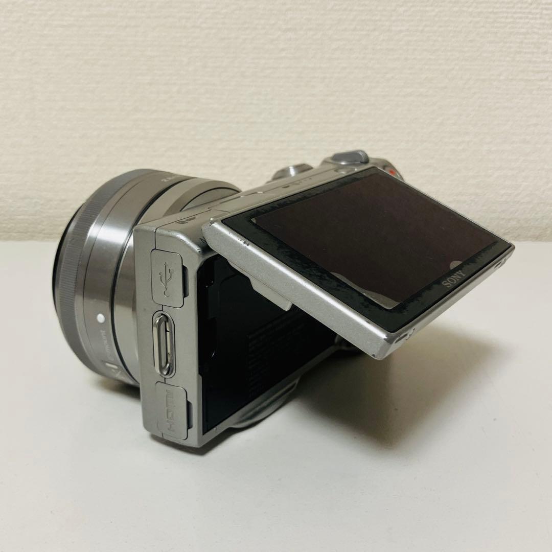 SONY ミラーレス一眼NEX-5 カメラエラー品 単焦点レンズ付