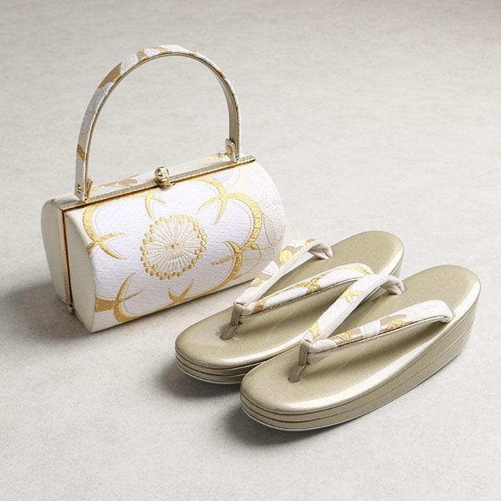 【新品】草履バッグセット　フォーマル用 桜柄　03253