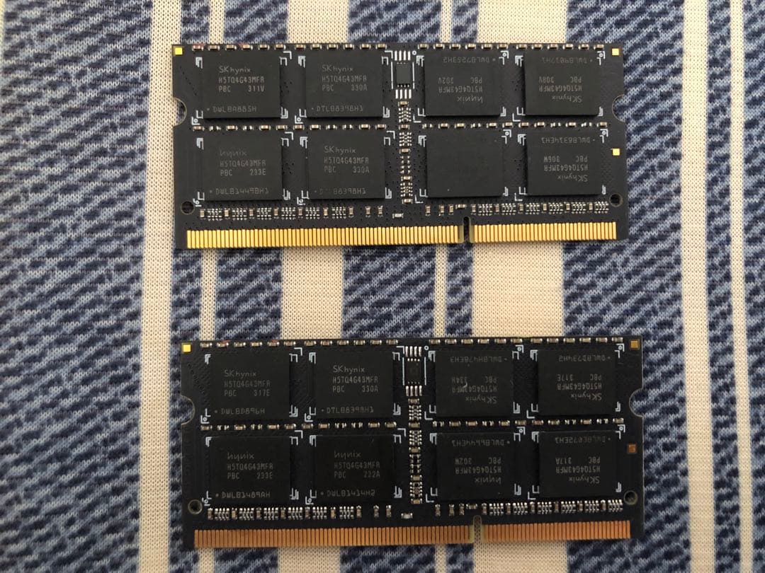 DDR3 1600MHz 8GB メモリモジュール2枚セット