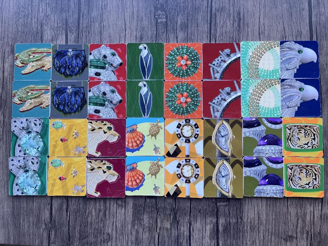 中古美品！【Cartier】 カルティエ カードゲーム”メモリー”非売品 希少