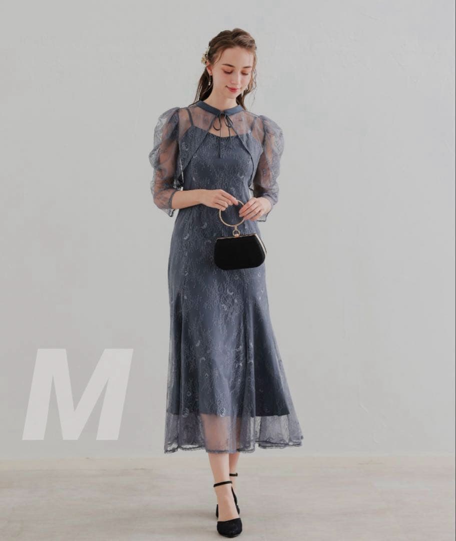 ★新品★ドリードール　ボレロレイヤーレースドレス成人式同窓会二次会結婚式