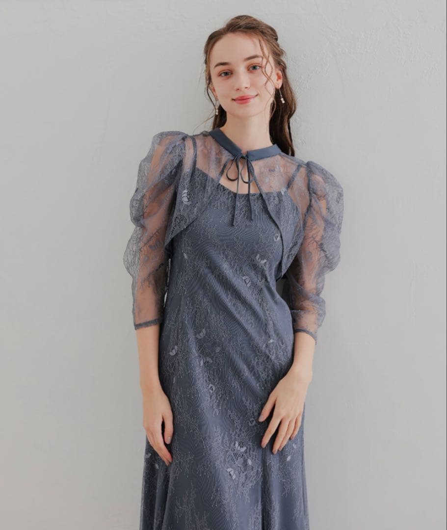 ★新品★ドリードール　ボレロレイヤーレースドレス成人式同窓会二次会結婚式