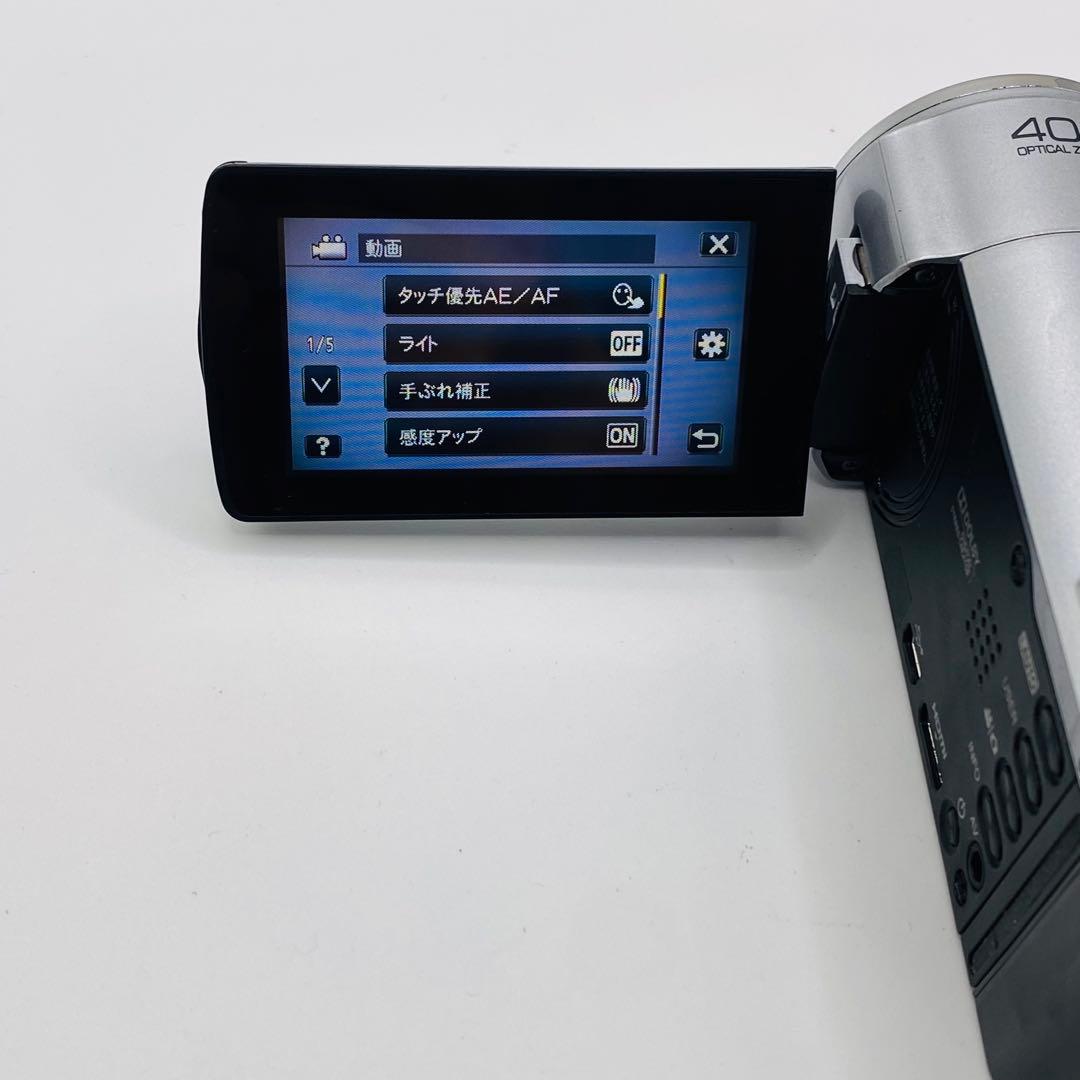 【動作確認済み】JVC GZ-HM690-S ビデオカメラ