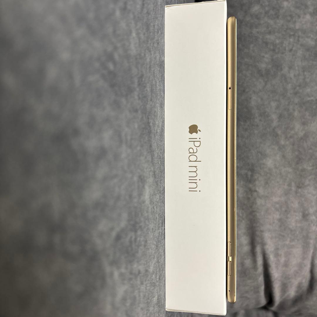 iPadmini4ゴールド本体128GB WIFI Cellular対応箱付き