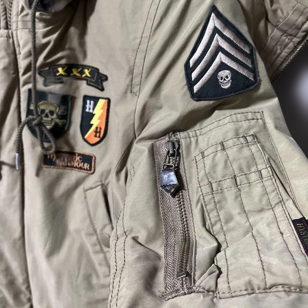 ヒステリックグラマー エコファー付きモッズコート プリマロフト 90’s 美品