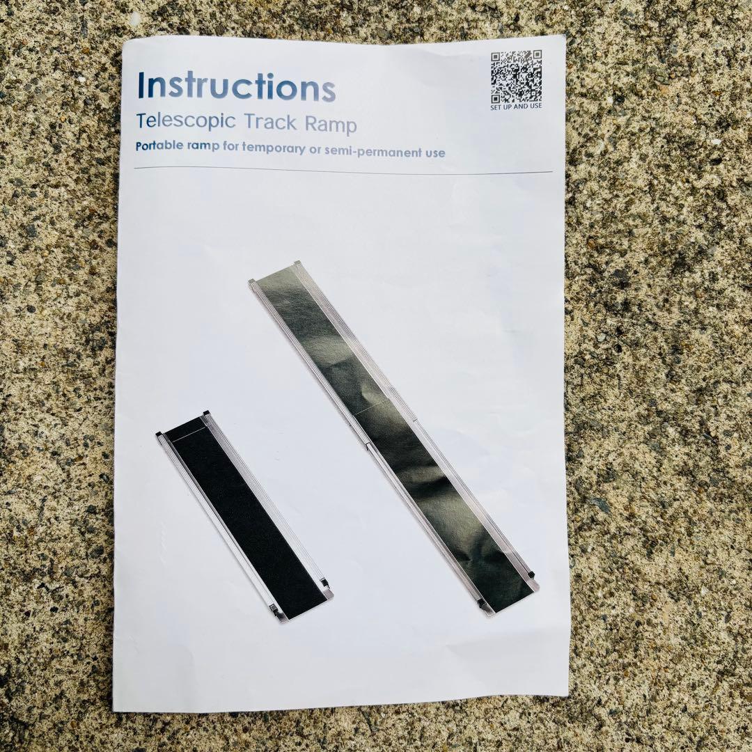 ラダーレール　トラックランプ　伸縮式　2本セット　バイク　自転車　積み込み