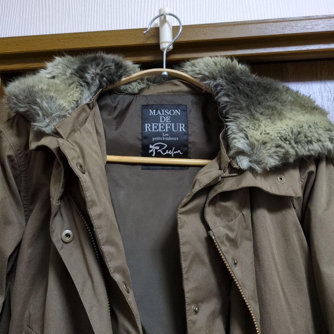 メゾンドリーファー ダウンライナー付モッズコート カーキ 38