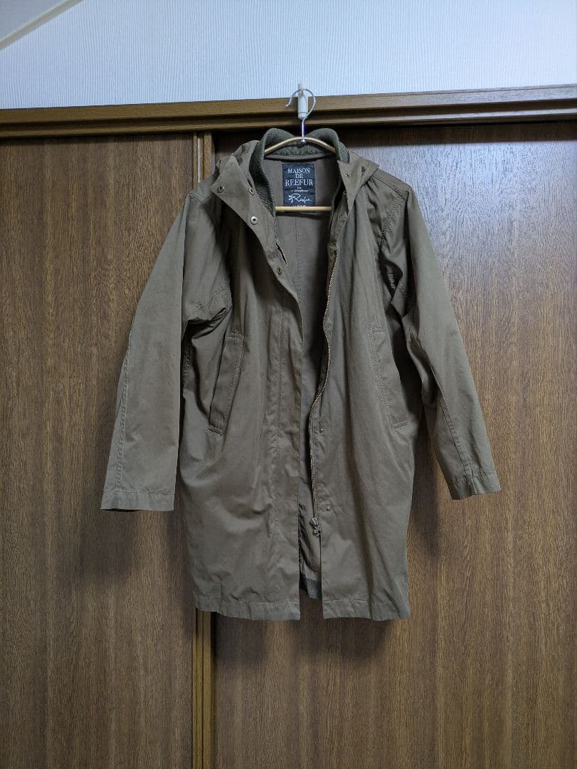 メゾンドリーファー ダウンライナー付モッズコート カーキ 38