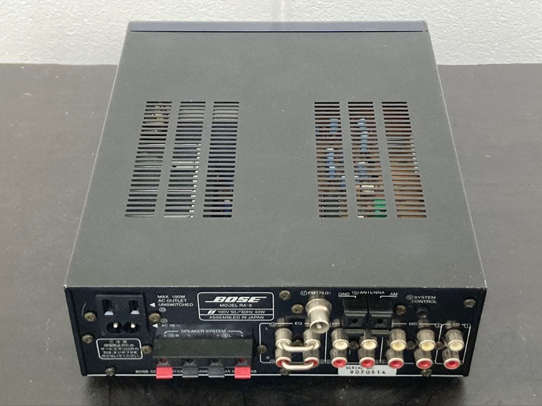 BOSE チューナーアンプ RA-8 音質良好 整備済 AMS-1 紺色 日本製