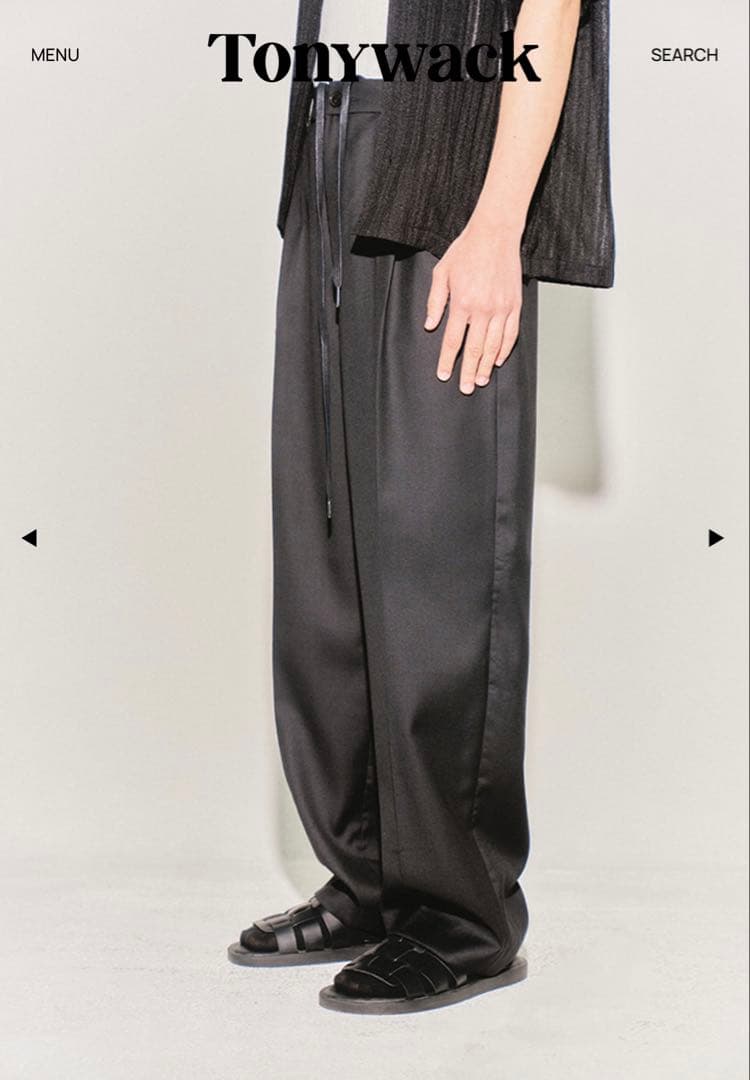 スラックス　ブラック　Tonywack M