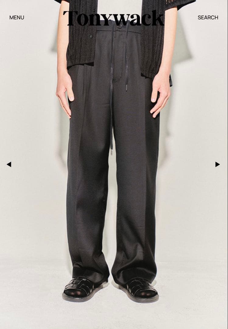 スラックス　ブラック　Tonywack M