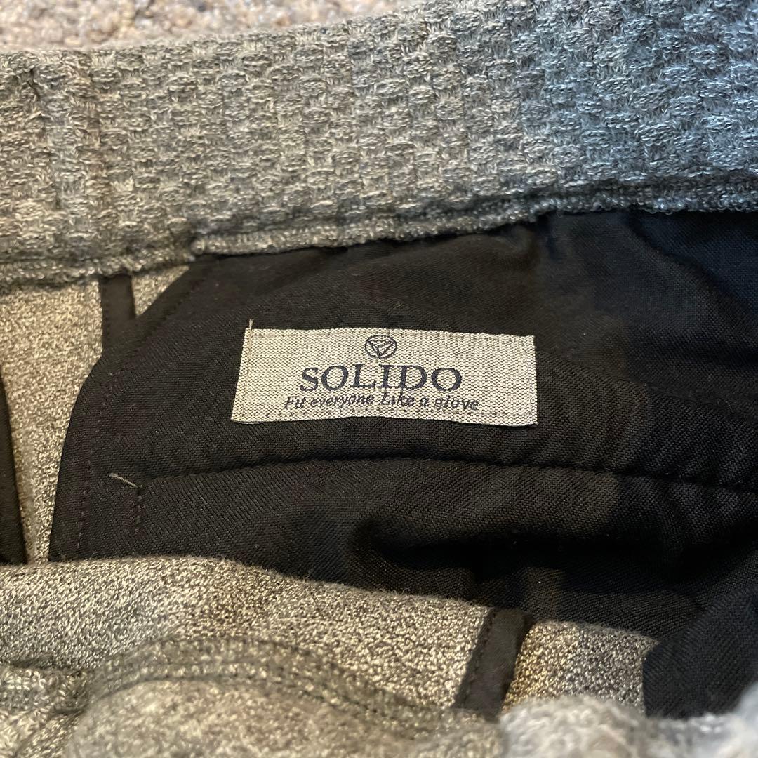 SOLIDO ソリード　リブパン　スウェット